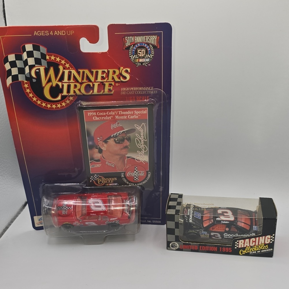 Dale Earnhardt SR 50th Anniversary Winners Circle‎ And 1995 Monte Carlo NASCAR
